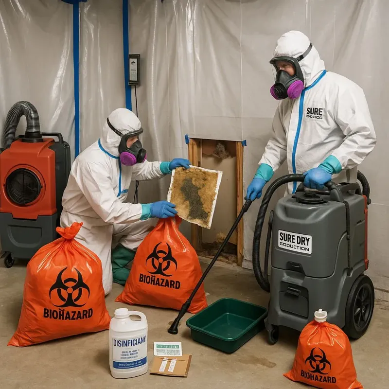 Contaminated Water Handling Protocols process in Carrington, ND